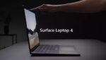 لپتاپ Microsoft surface Laptop 4 باز از بقل