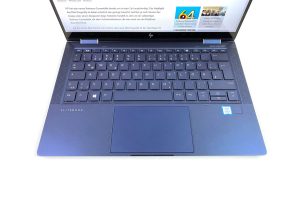 لپتاپ HP Elite Dragonfly از بالا